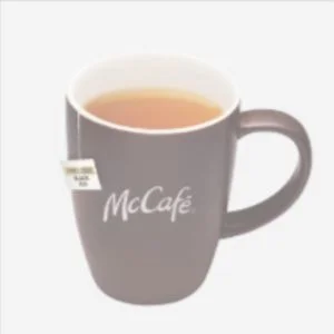 Mcdonald McCafé Black Tea Menu 
