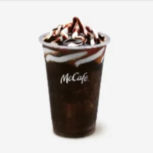 Mcdonald McCafé Coffee Float Menu 
