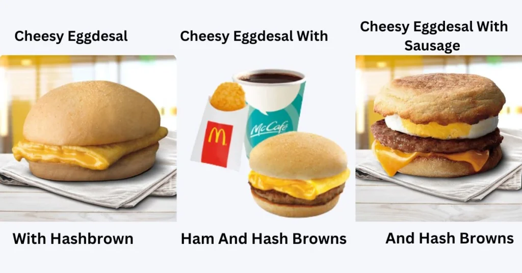 McDonald’s Philippines Cheesy Eggdesal Menu