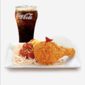Mcdonald Mega Meal - Spicy Chicken McDo with Rice & McSpaghetti Menu 