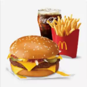 Mcdonalds Quarter Pounder with Cheese Meal Menu