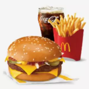 Mcdo Quarter Pounder with Cheese Meal Price 