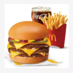 Mcdo Triple Cheeseburger Meal Menu 