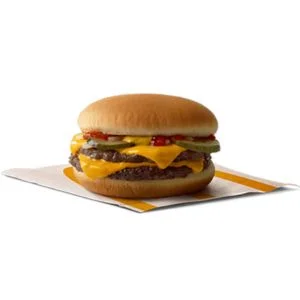 Cheesy Burger McDo Meal