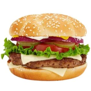 Mcdo Cheesy Burger McDo with Lettuce & Tomatoes Meal Menu