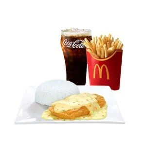 McCrispy Chicken Fillet Ala King With Fries Meal