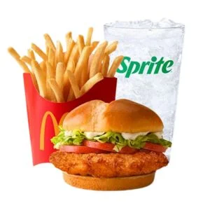 McCrispy Chicken Sandwich with Lettuce & Tomatoes Meal