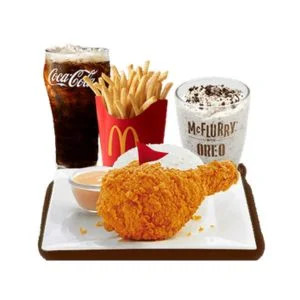 Mega Meal & Chicken McDo With Fries & McFlurry