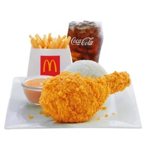 Mega Meal & Spicy Chicken McDo WithFries & McFlurry