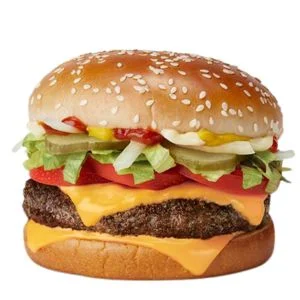 Mcdo Quarter Pounder with Cheese, Lettuce, & Tomatoes Meal Menu Ph